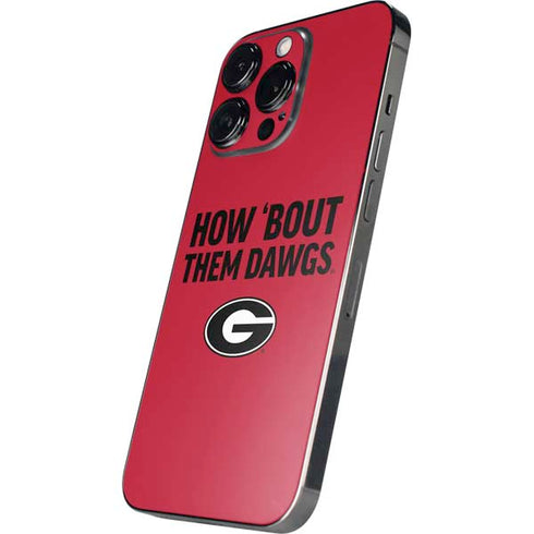 University of Georgia How Bout Them Dawgs iPhone 16 Pro Skin